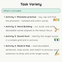 UFLi-Aligned Phonics Task Pack | Lesson 7 | Ff /f/ - thumbnail 3 of 4