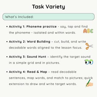 UFLi-Aligned Phonics Task Pack | Lesson 7 | Ff /f/ - image 3 of 4