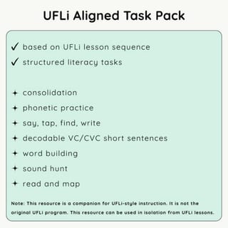UFLi-Aligned Phonics Task Pack | Lesson 8 | Ii /i/ - image 2 of 4