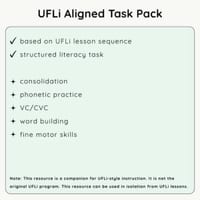 UFLi-Aligned Phonics Tasks | FREE | Word Building | Growing Product - thumbnail 2 of 4