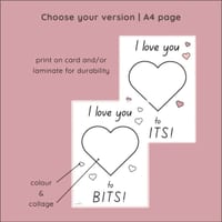 I love you to BITS! | Valentine's Day Craft - thumbnail 3 of 4