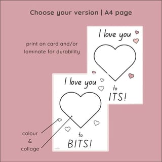 I love you to BITS! | Valentine's Day Craft - image 3 of 4
