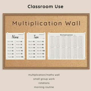 Neutral Multiplication Displays | Times Tables 1-12 - image 4 of 4