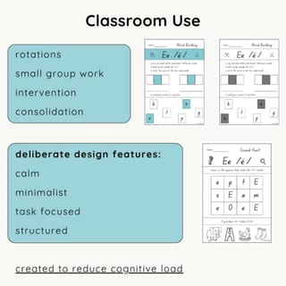 UFLi-Aligned Phonics Task Pack | Lesson 18 | Short Ee /ĕ/ - image 4 of 4