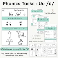 UFLi-Aligned Phonics Task Pack | Lesson 15 | Uu /ŭ/ - thumbnail 1 of 4