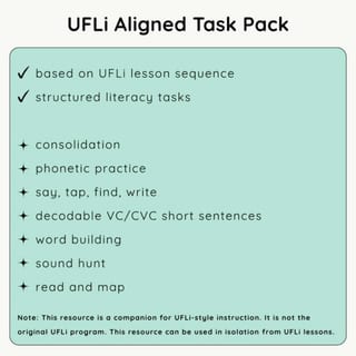 UFLi-Aligned Phonics Task Pack | Lesson 15 | Uu /ŭ/ - image 2 of 4