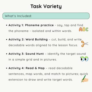 UFLi-Aligned Phonics Task Pack | Lesson 15 | Uu /ŭ/ - image 3 of 4