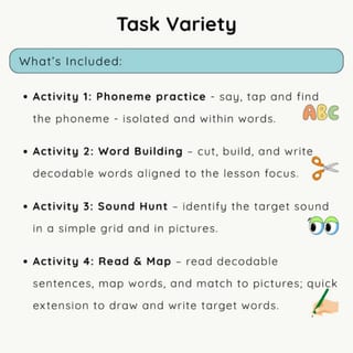UFLi-Aligned Phonics Task Pack | Lesson 17 | Bb /b/ - image 3 of 4