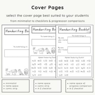 A-Z Handwriting Booklet | Letter Formation, Tracing & Sound Practice - image 2 of 4