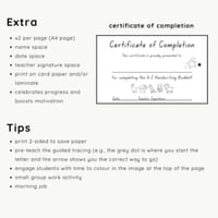 A-Z Handwriting Booklet | Letter Formation, Tracing & Sound Practice - thumbnail 4 of 4