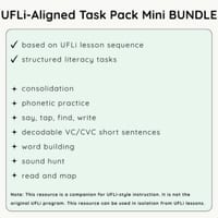 UFLi-Aligned Phonics Task Pack | Mini Bundle | Lessons 1-5 | 20 Tasks - thumbnail 2 of 4