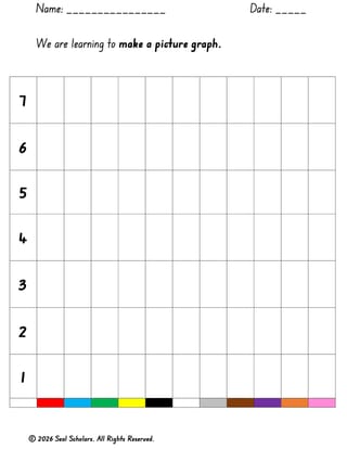 Car Colour Picture Graph Template - image 1 of 1