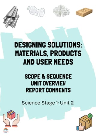 Science | Stage 1 Unit 2: Designing Solutions: Materials, Products & User Needs - image 7 of 8