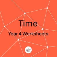Time Year 4 Worksheets - thumbnail 1 of 5