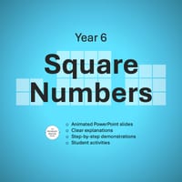 Square Numbers Year 6 - thumbnail 1 of 5