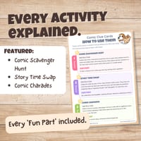 Comic Clues Story Cards | Reading Comprehension Cards | Bloom's Taxonomy - thumbnail 7 of 9