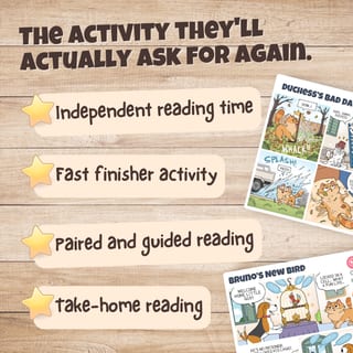 Comic Clues Story Cards | Reading Comprehension Cards | Bloom's Taxonomy - image 8 of 9