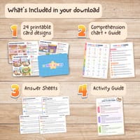 Comic Clues Story Cards | Reading Comprehension Cards | Bloom's Taxonomy - thumbnail 6 of 9