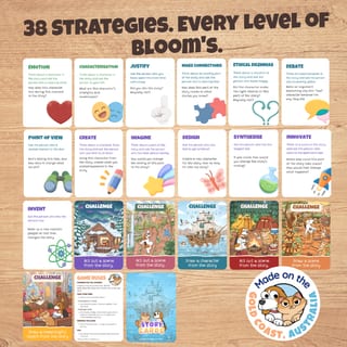 Story Cards Game | Printable Story Comprehension Card Game | Bloom's Taxonomy - image 7 of 9