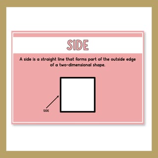 2D Shapes Geometry Posters | Shape Properties, Features & Vocabulary | Classroom Decor Rosy Haze - image 4 of 9