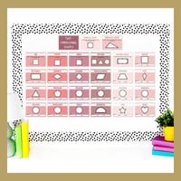 2D Shapes Geometry Posters | Shape Properties, Features & Vocabulary | Classroom Decor Rosy Haze - thumbnail 8 of 9