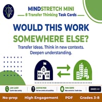 Perspective-Shifting Task Cards: Would this work somewhere else? | No-prep | HPGE Activities