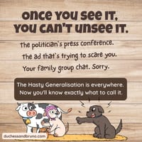 Hasty Generalisation Question Pack: Critical Thinking, Comic, Comprehension - thumbnail 8 of 8