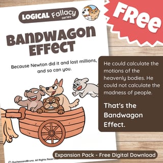 Bandwagon Effect Question Pack: Critical Thinking, Comic, Comprehension - image 1 of 8