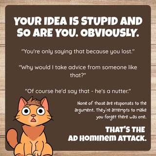 Ad Hominem Attack Question Pack: Critical Thinking, Comic, Comprehension - image 2 of 8