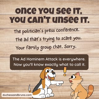 Ad Hominem Attack Question Pack: Critical Thinking, Comic, Comprehension - image 5 of 8