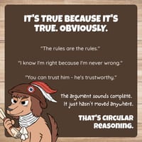 Circular Reasoning Question Pack: Critical Thinking, Comic, Comprehension - thumbnail 2 of 8