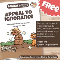 Appeal to Ignorance Question Pack: Critical Thinking, Comic, Comprehension - thumbnail 1 of 8
