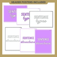 Sentence Structure & Sentence Types Learning Wall Display | Posters & Activity | Brights - thumbnail 7 of 8