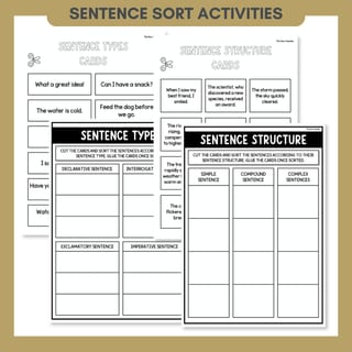 Sentence Structure & Sentence Types Learning Wall Display | Posters & Activity | Brights - image 4 of 8