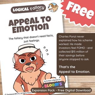 Appeal to Emotion Question Pack: Critical Thinking, Comic, Comprehension - image 1 of 8