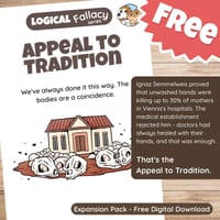 Appeal to Tradition Question Pack: Critical Thinking, Comic, Comprehension - thumbnail 1 of 8