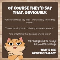 Genetic Fallacy Question Pack: Critical Thinking, Comic, Comprehension - thumbnail 2 of 8