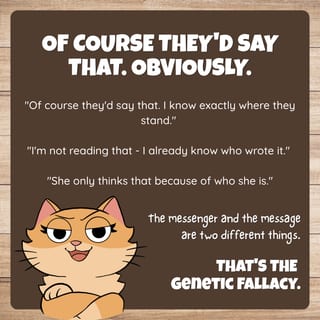 Genetic Fallacy Question Pack: Critical Thinking, Comic, Comprehension - image 2 of 8
