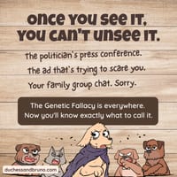 Genetic Fallacy Question Pack: Critical Thinking, Comic, Comprehension - thumbnail 5 of 8