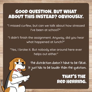 Red Herring Fallacy Question Pack: Critical Thinking, Comic, Comprehension - image 2 of 8