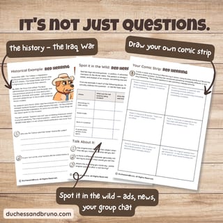 Red Herring Fallacy Question Pack: Critical Thinking, Comic, Comprehension - image 3 of 8