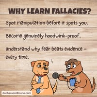 Red Herring Fallacy Question Pack: Critical Thinking, Comic, Comprehension - thumbnail 6 of 8