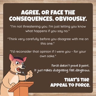 Appeal to Force Question Pack: Critical Thinking, Comic, Comprehension - image 2 of 8