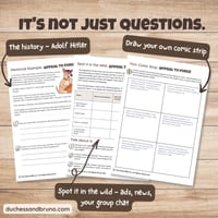 Appeal to Force Question Pack: Critical Thinking, Comic, Comprehension - thumbnail 3 of 8