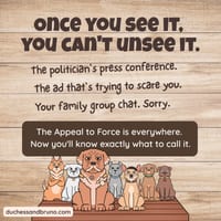Appeal to Force Question Pack: Critical Thinking, Comic, Comprehension - thumbnail 5 of 8