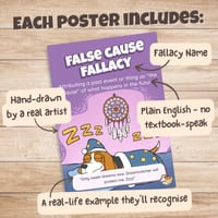 False Cause Fallacy Poster - thumbnail 4 of 9