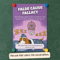 False Cause Fallacy Poster - thumbnail 7 of 9