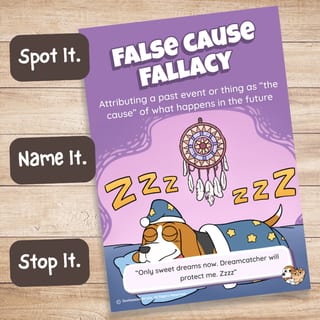 False Cause Fallacy Poster - image 1 of 9