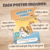 Appeal to Force Fallacy Poster - thumbnail 4 of 9