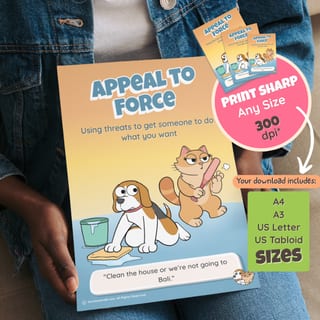 Appeal to Force Fallacy Poster - image 7 of 9